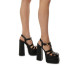 Женские босоножки Versace La Medusa Black