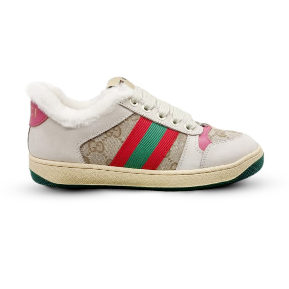 Унисекс зимние кроссовки Louis Vuitton Sneakers Winter White/Red