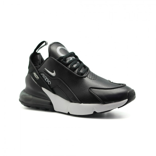 Женские кроссовки Nike Air Max 270 x OFF White Leather Black-white
