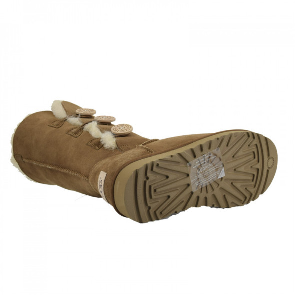 Женские высокие угги с пуговицами Tall Bailey Button Triplet II Chestnut