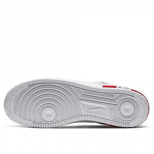 Унисекс кроссовки Nike Air Force 1 React White Black Red