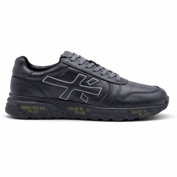Мужские зимние кроссовки Premiata Leather Winter Man Grey
