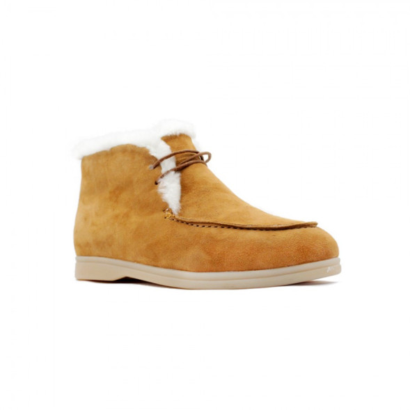 Женские ботинки Loro Piana Open Walk and Walk Chestnut