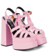 Женские босоножки Versace La Medusa Pink