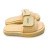 Prada Flip Flop Rafia Beige
