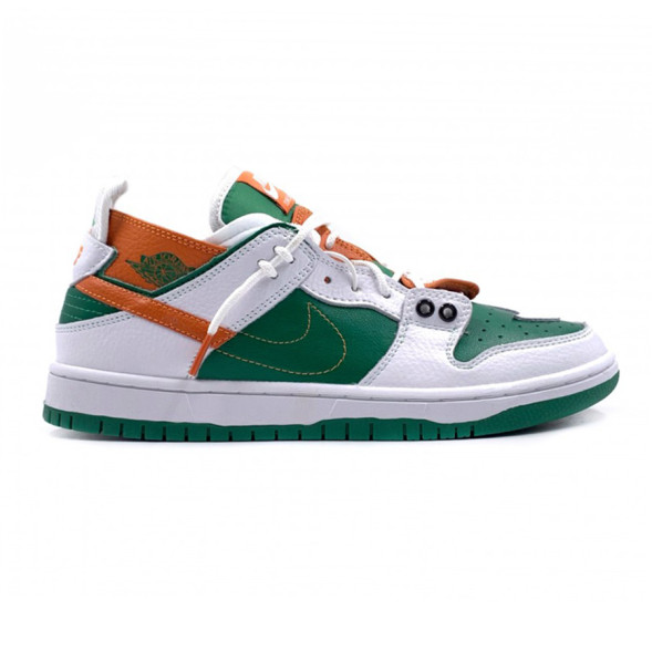 Мужские кроссовки Nike Dunk Low Green&amp;White