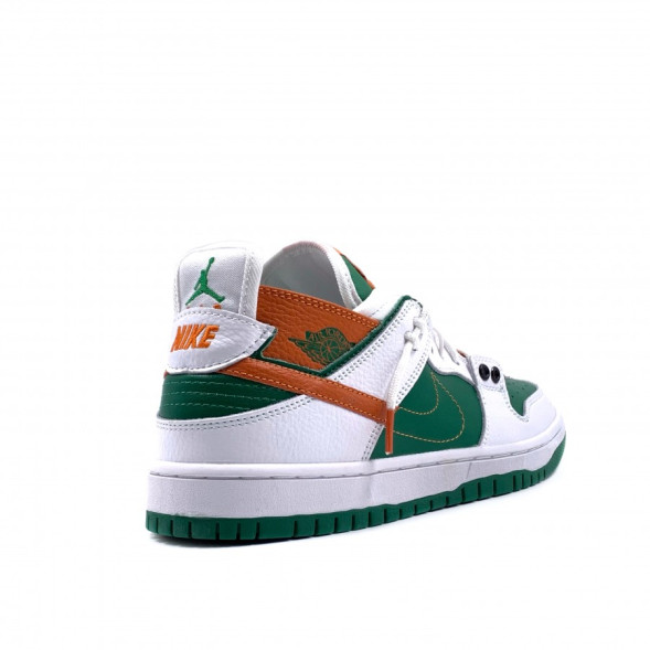 Мужские кроссовки Nike Dunk Low Green&amp;White