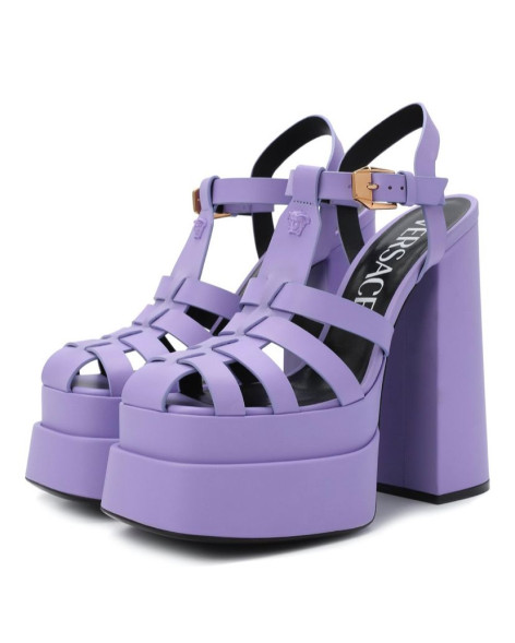 Женские босоножки Versace La Medusa Purple