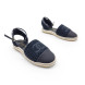 Женские балетки Chanel Flats Textile Black
