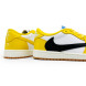 Мужские кроссовки Travis Scott X Air Jordan 1 Yellow White