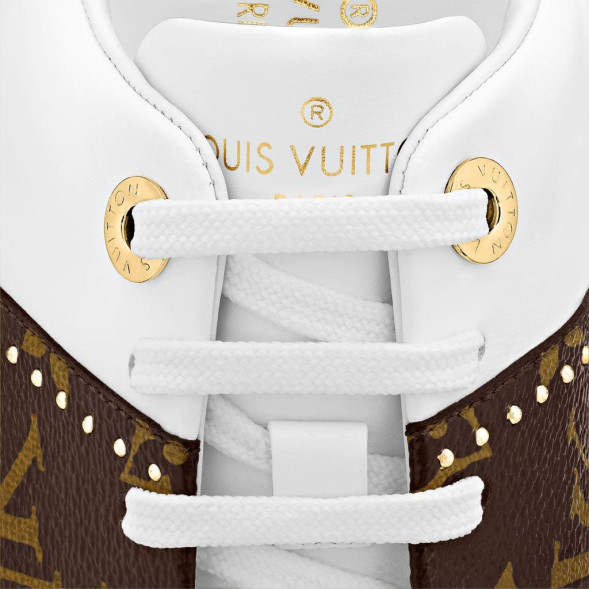 Женские кеды Louis Vuitton Frontrow White/Brown