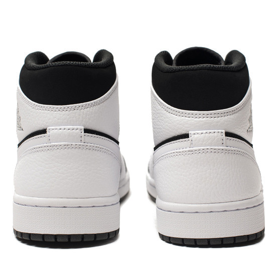 Унисекс кроссовки Nike Air Jordan 1 Mid White Black