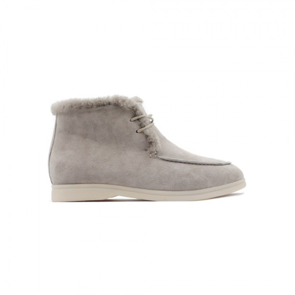 Женские ботинки Loro Piana Open Walk and Walk Grey