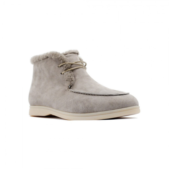 Женские ботинки Loro Piana Open Walk and Walk Grey