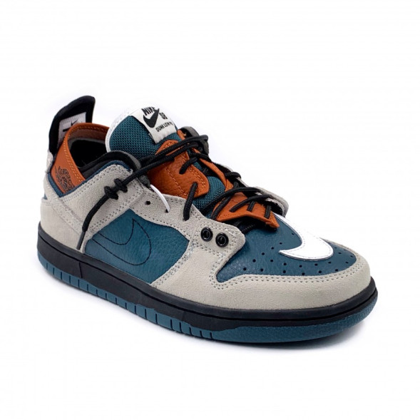 Мужские кроссовки Nike Dunk Low Grey&amp;Navy