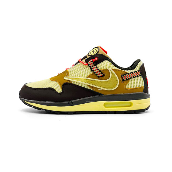 Женские кроссовки Travis Scott x Nike Air Max 1 "Cactus Jack" Yellow