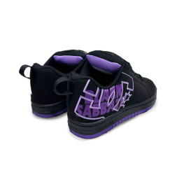 DC Court Graffik Unisex Black Purple