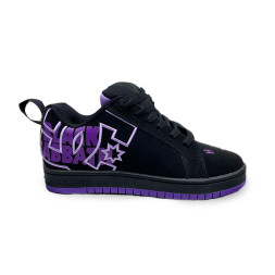 DC Court Graffik Unisex Black Purple