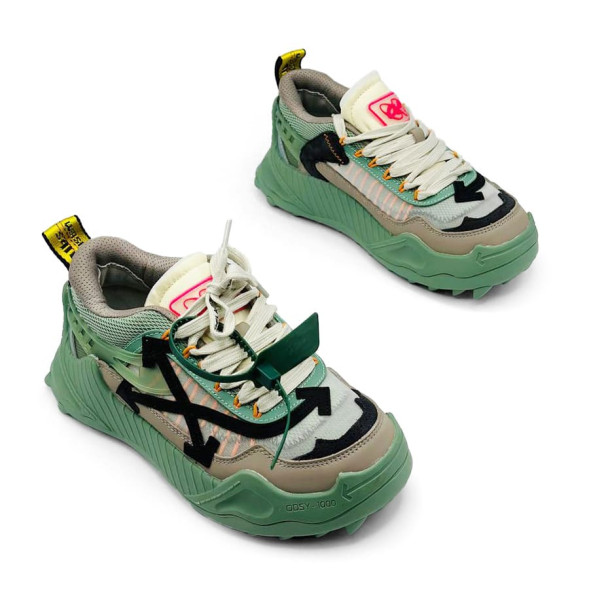 Унисекс кроссовки Off-White ODSY-1000 Green/Beige