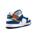 Мужские кроссовки Nike Dunk Low Navy&amp;White