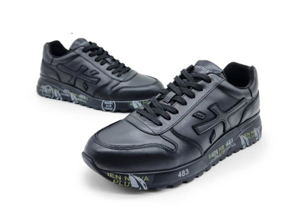 Унисекс кроссовки Premiata 483 Leather Full Black