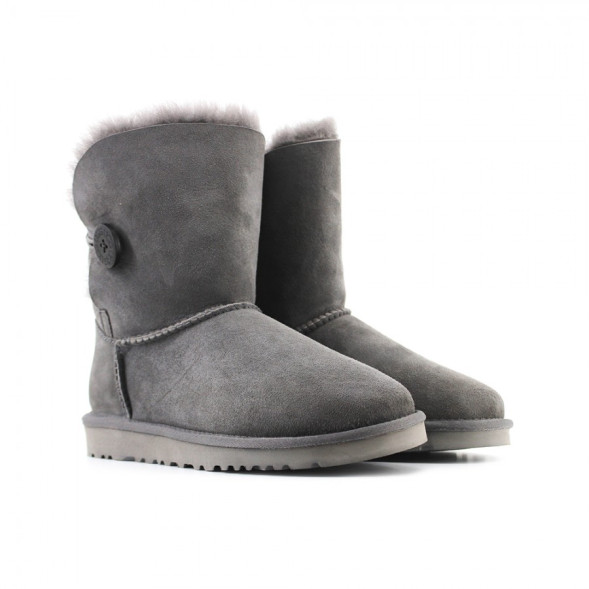 Женские непромокаемые угги с пуговицей Bailey Button Grey II