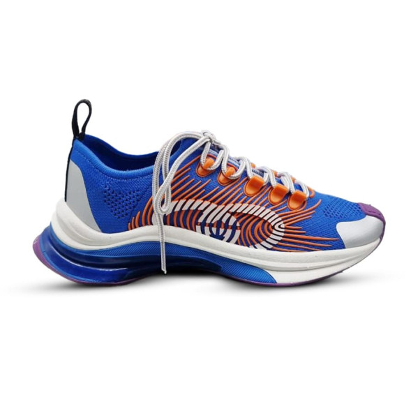 Женские кроссовки Gucci Run Sneaker Blue/Orange