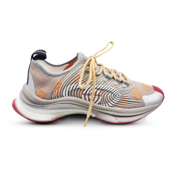 Женские кроссовки Gucci Run Sneaker Grey/Orange