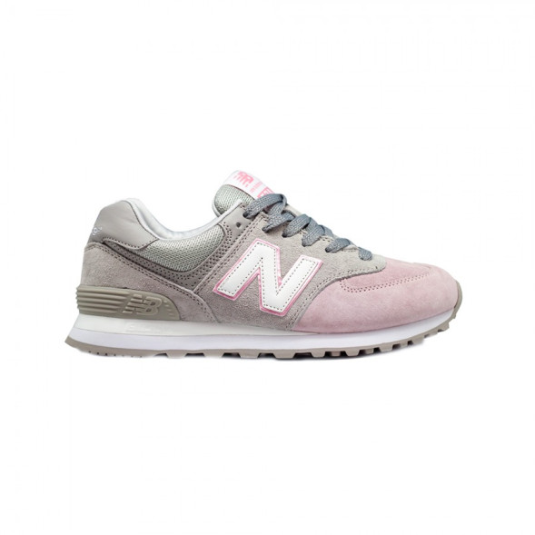 Женские кроссовки New Balance 574 Grey-Pink