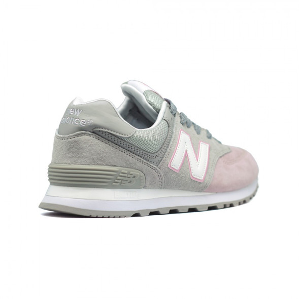Женские кроссовки New Balance 574 Grey-Pink