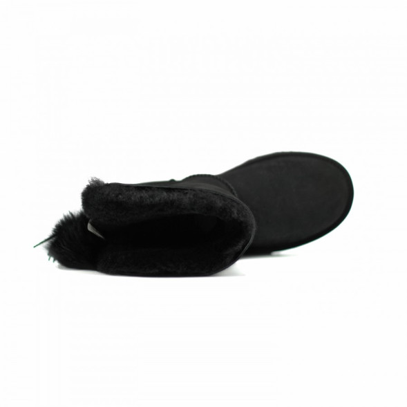 Женские угги с помпоном Classic Charm Boot Black