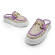 Унисекс сабо Gucci Sabo Beige/Purple