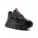 Мужские кроссовки Versace Chain Reaction Total Black