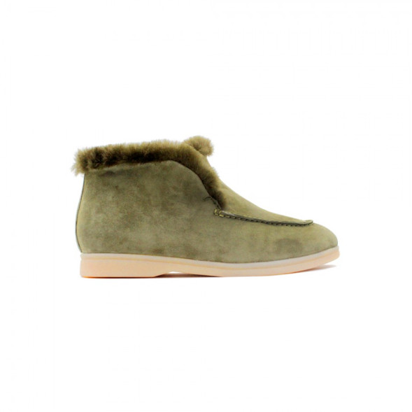 Женские ботинки Loro Piana Open Walk Olive