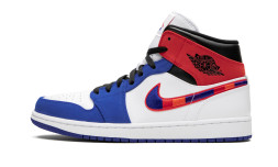 Nike Air Jordan 1 Mid Multi-Color Swoosh