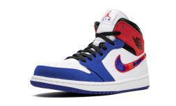 Nike Air Jordan 1 Mid Multi-Color Swoosh