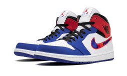 Nike Air Jordan 1 Mid Multi-Color Swoosh