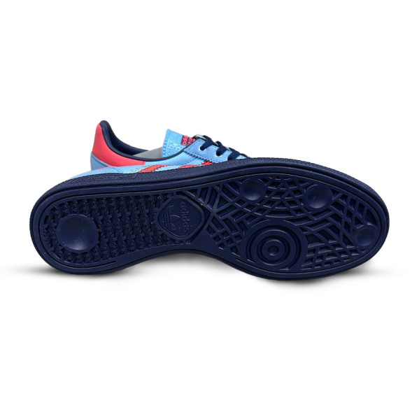 Унисекс кеды Adidas Manchester SPZL x C.P. Company “Light Blue Bright Red Dark Blue”