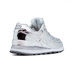 New Balance Женские 574 Mirror Silver