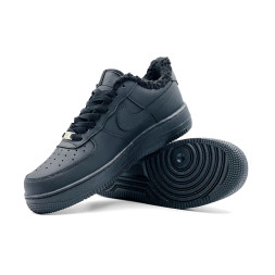 Nike Air Force 1 Full Black Winter