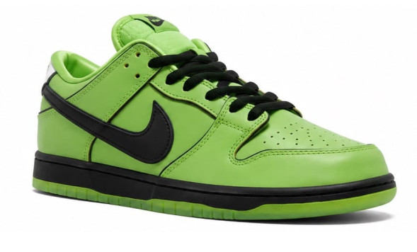 Унисекс кроссовки The Powerpuff Girls x Dunk Low Pro SB Buttercup