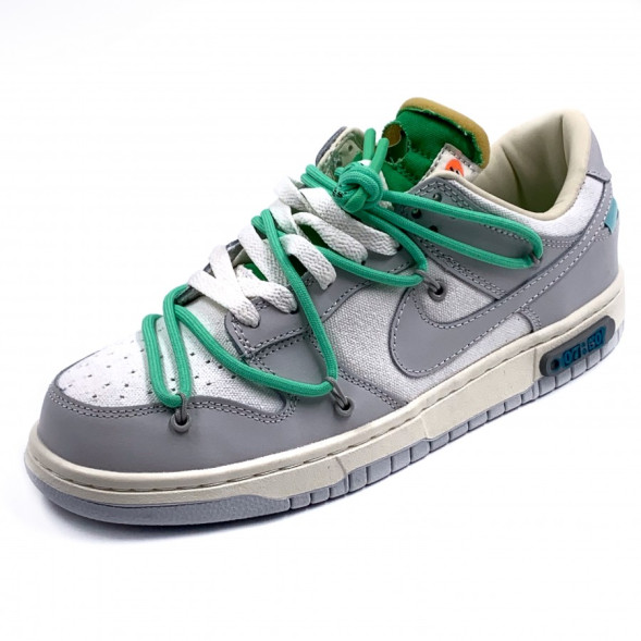 Мужские кроссовки Off-White x Nike Dunk Low 07