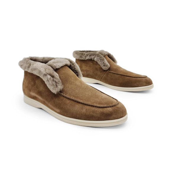 Унисекс ботинки Loro Piana Open Walk Dark Brown