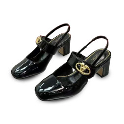 Valentino Leather Pumps Lacquered Black