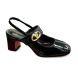 Женские туфли Valentino Leather Pumps Lacquered Black
