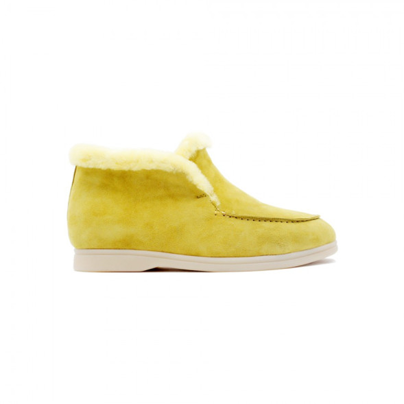 Женские ботинки Loro Piana Open Walk Yellow