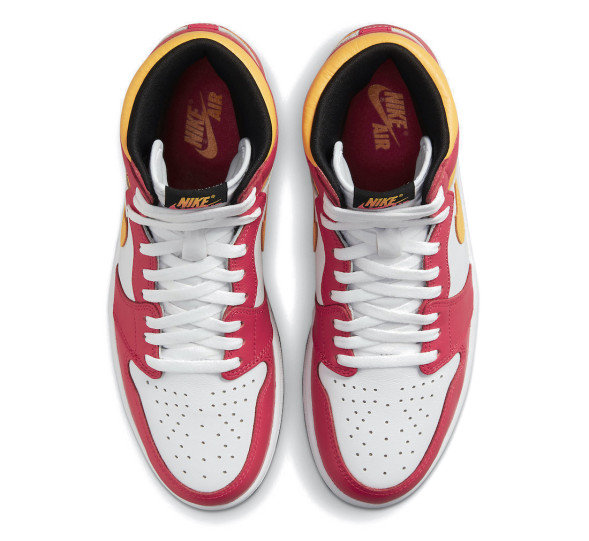 Унисекс кроссовки Nike Air Jordan 1 Retro High OG Light Fusion Red