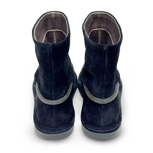 Женские сапоги Brunello Cucinelli Suede Boot Black