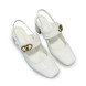 Женские туфли Valentino Leather Pumps Lacquered White