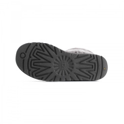 Fluff Mini Quilted Logo Boot Grey